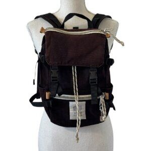Topo Designs Backpack Women's Size Small Black Purple